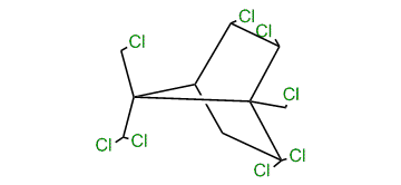 2,2,5-endo,6-exo,8c,9b,9c,10a-Octachlorobornane